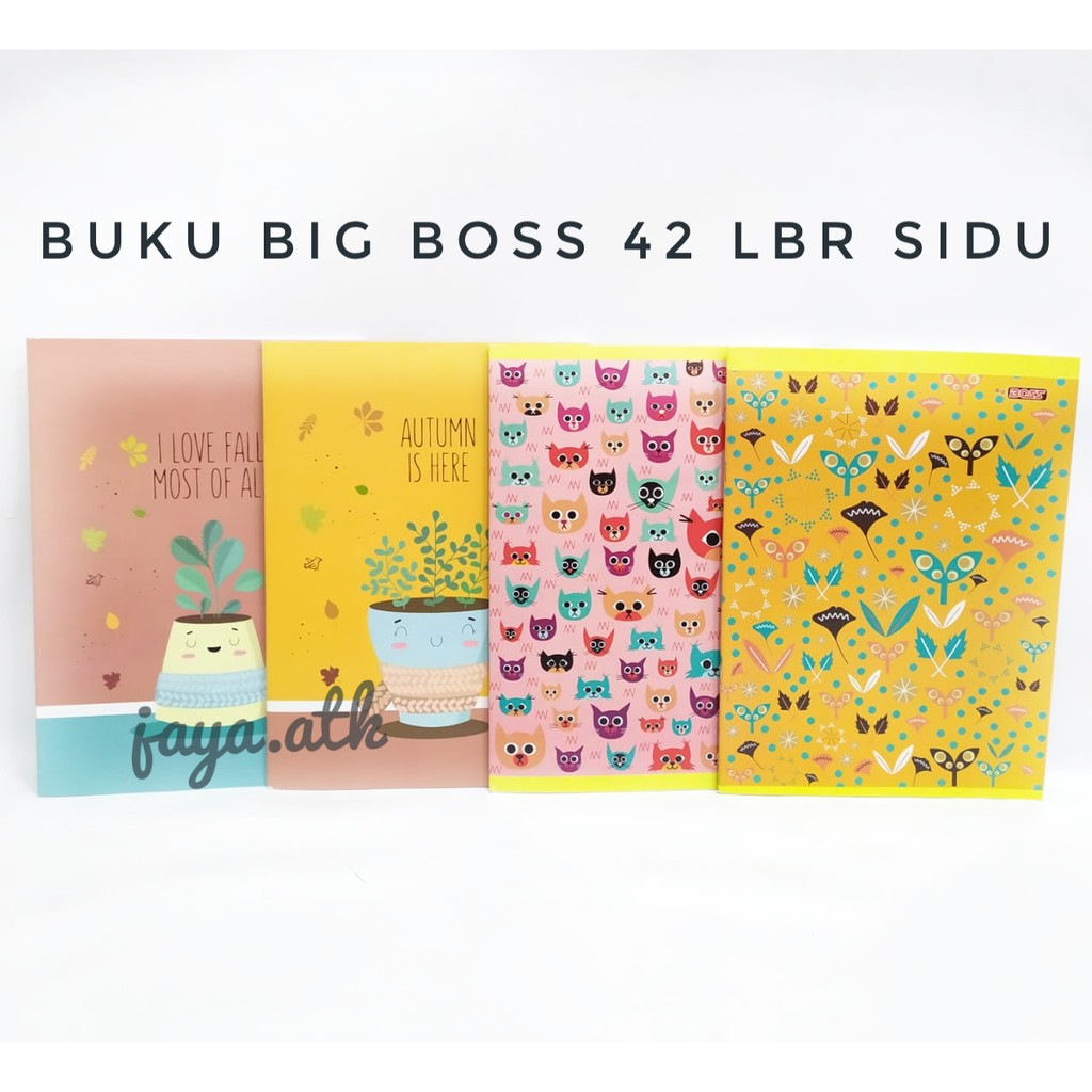 BUKU TULIS BIG BOSS BOXY SIDU 42 LEMBAR BUKU TULIS MAXI CAMPUS BIGBOS SINAR DUNIA SIDU