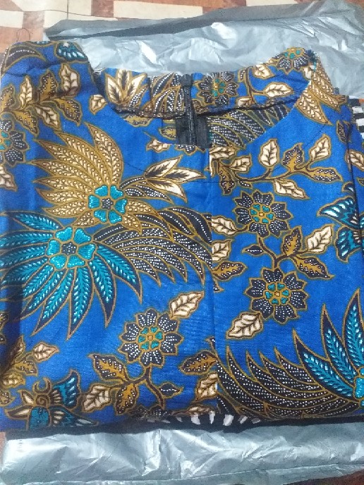 Gamis Batik Modern Jumbo Size L-xxxl | Gamis Batik Kombinasi Ns0502