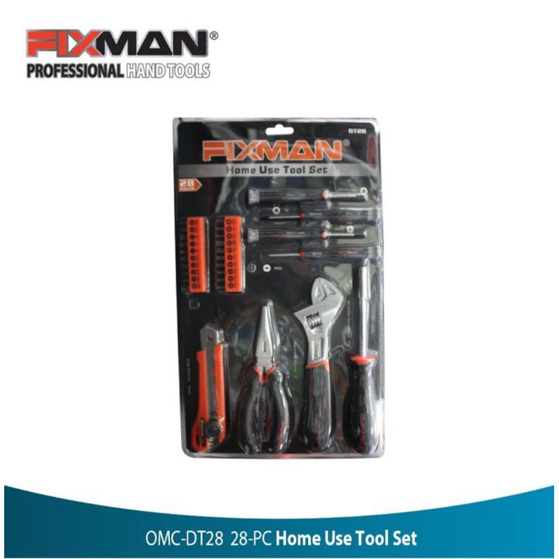 Fixman Omc-Dt28 28-Pc Home Use Tool Set
