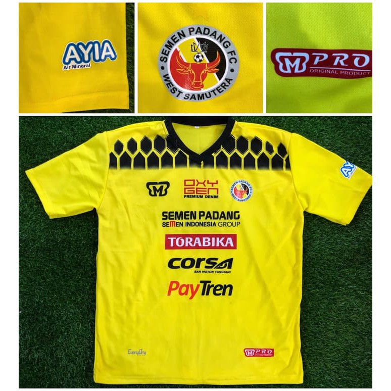 PROMO KUNING jersey semen padang away gradeori 2018 2019 liga 2 gojek PALING MURAH