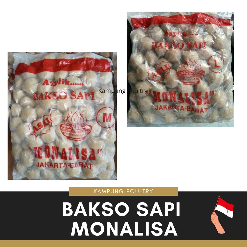 Jual Bakso Sapi Monalisa Isi 100 Pcs Shopee Indonesia