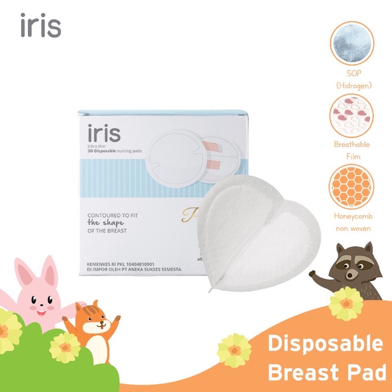 Iris Breast Pad isi 60pc - Penyerap asi