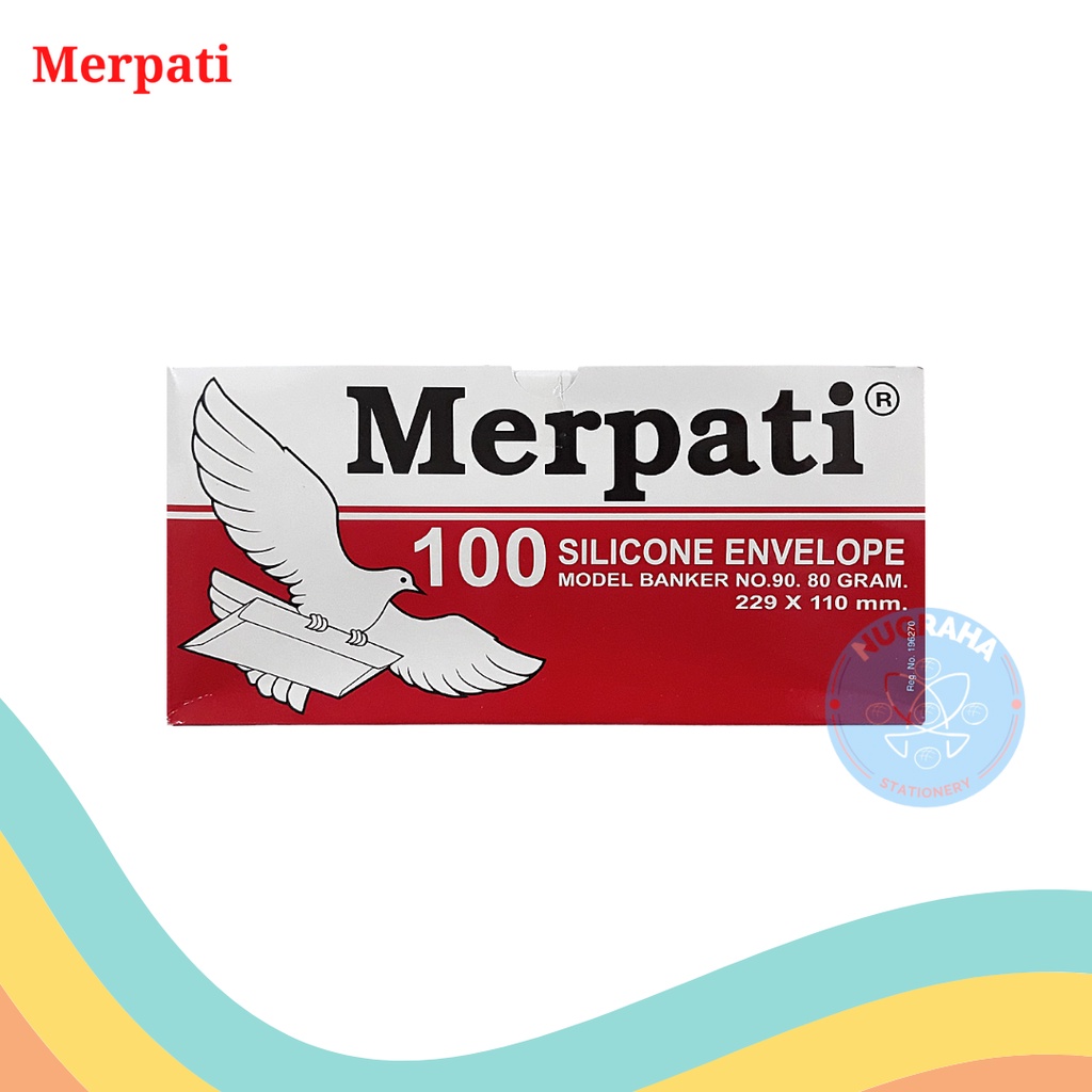 

AMPLOP PUTIH PANJANG MERPATI 90 SILICONE (1 PACK)