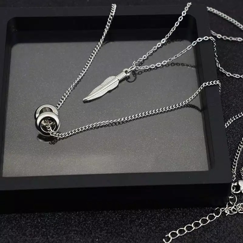 KK0286 - Kalung Rantai Pria Wanita Korea Kpop BTS EXO NCT Kang Daniel