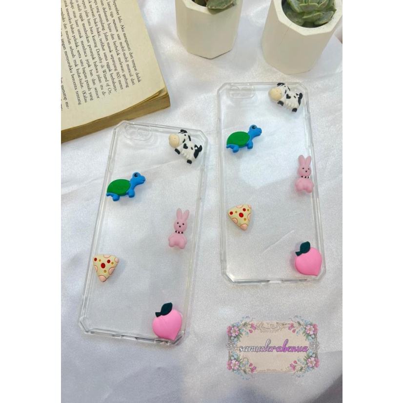 Y022 CLEAR CASE SOFTCASE CLEAR JELLY KARAKTER 3D CUTE REALME C1 C2 5 5I C3 C11 C12 C15 C25 NARZO 30A C17 7I C21 C21Y SB3165