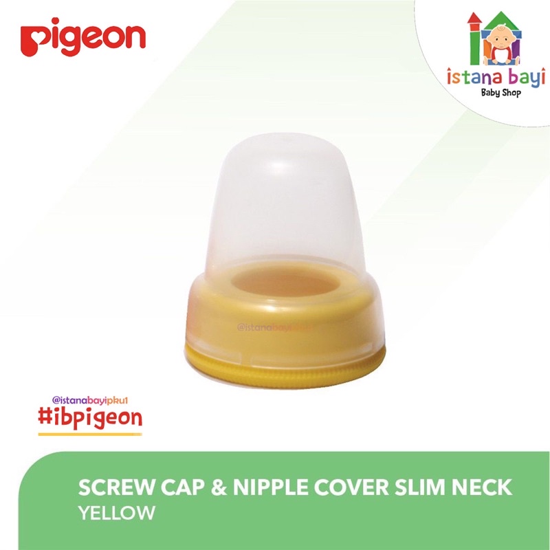 PIGEON Screw Cap + Nipple Cover Slim / Tutup Botol Susu Slim Neck