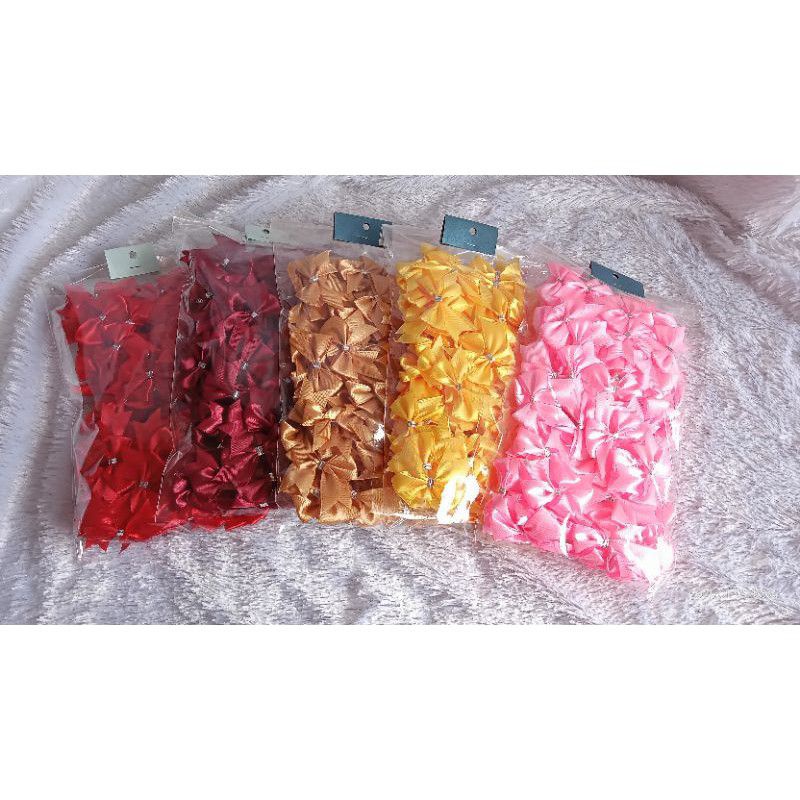 

(RANDOM)pita suvenir langsung pasang/pita satin/pita kupu souvenir
