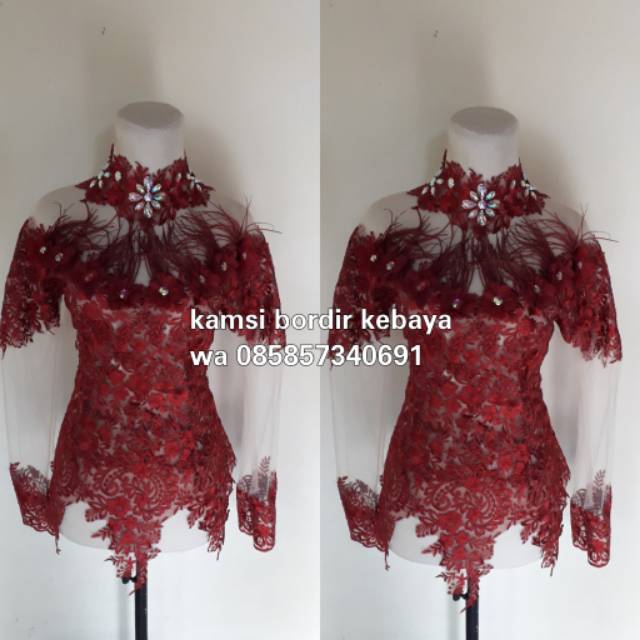 Kebaya brokat modern