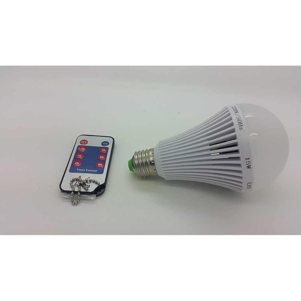 LAMPU LED 15 watt with remote control jam ( TIME CONTROL )