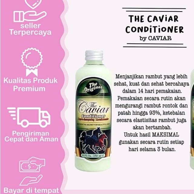 CAVIAR CONDITIONER KONDISIONER RAMBUT - PELEMBUT RAMBUT PERAWATAN RAMBUT CAVIAR