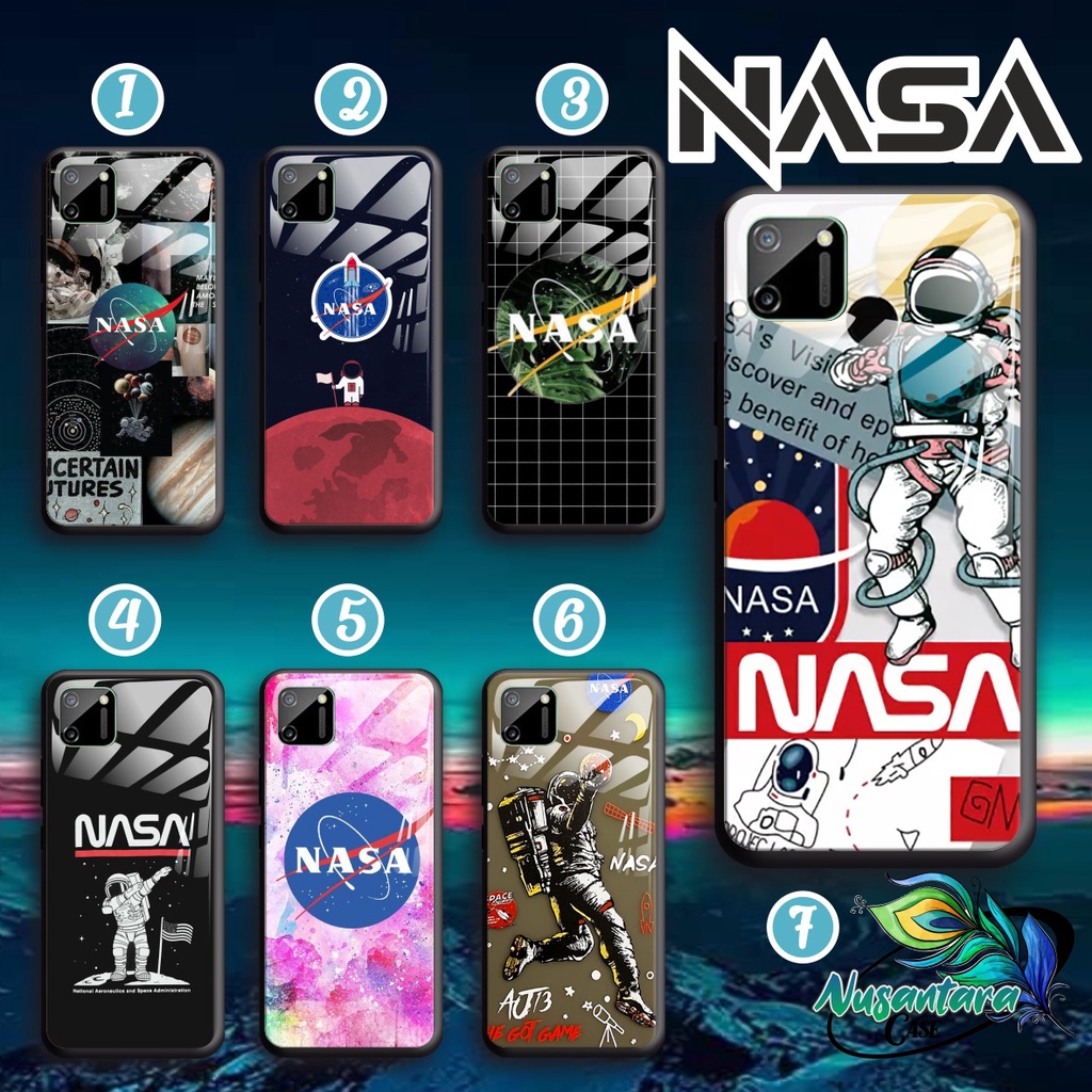 SOFTCASE BACK CASE GLASS KACA NASA OPPO A33W A37 A39 A71 A92 A52 A54 A74 A53 A32 A33 2020 NC7167