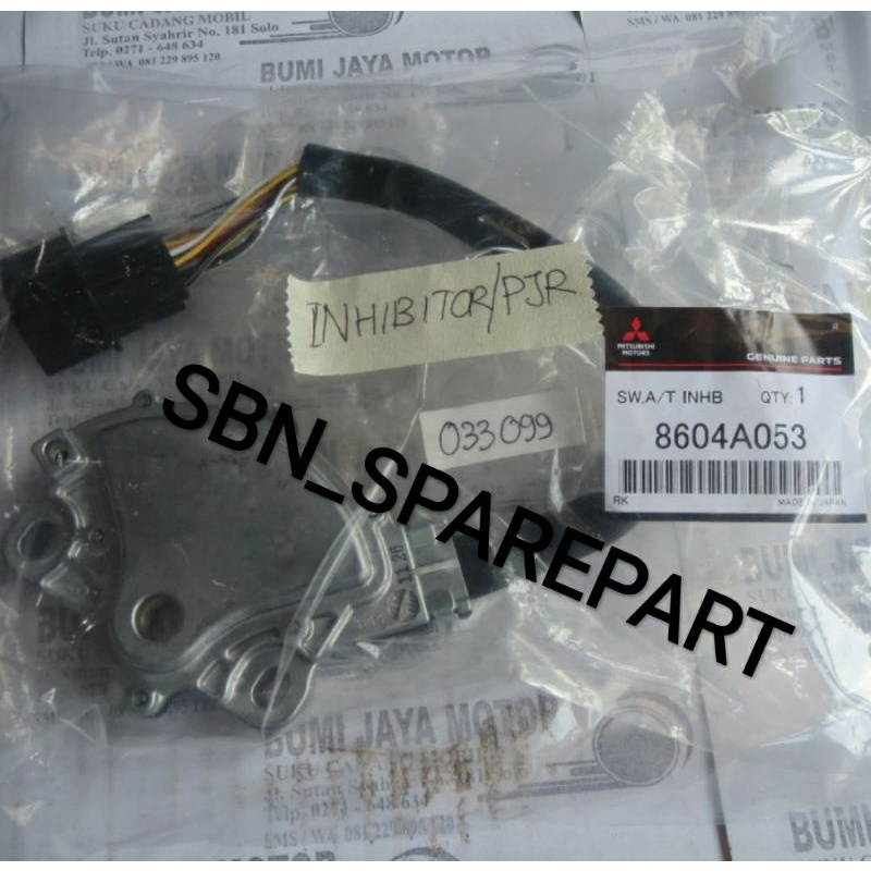 switch automatic inhibitor mitsubishi Pajero sport