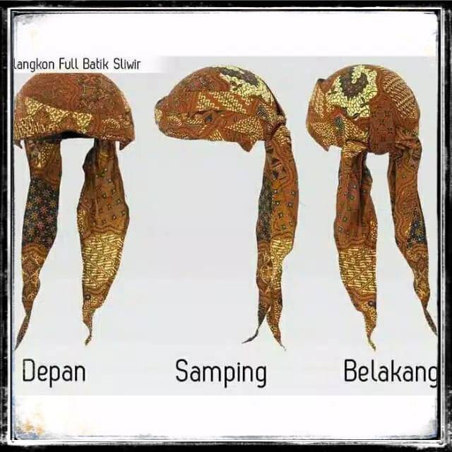 Blangkon Solo Batik Sliwir Dewasa || Blangkon Solo Dewasa