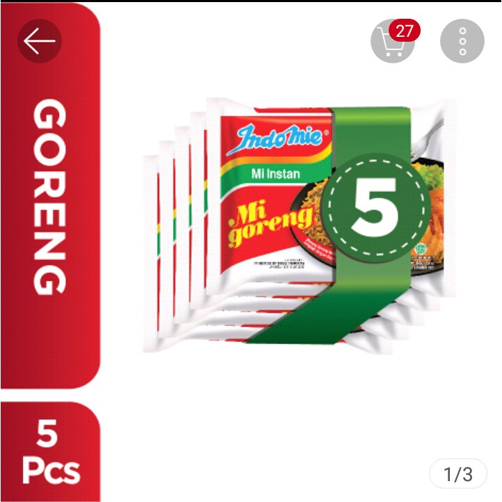 

Indomie Goreng Spesial 5pcs