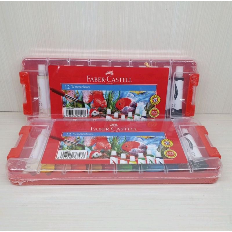 

Cat Air Faber Castell Water Colours 6 Ml Set (12 warna)