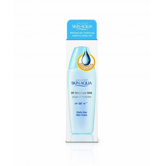 A.1.W.0.0.5SKIN AQUA UV Moisture Milk Spf 50 PA+++ 40g |LAngsung.Pros3ss