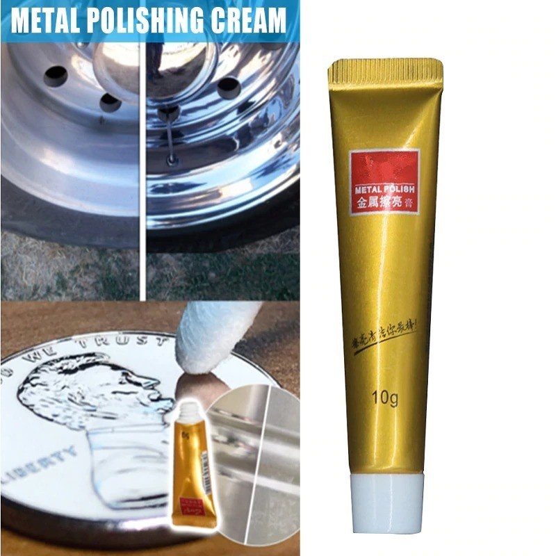 Wax Cream Metal Polishing Paste Pengkilap Besi Stainless 10ml