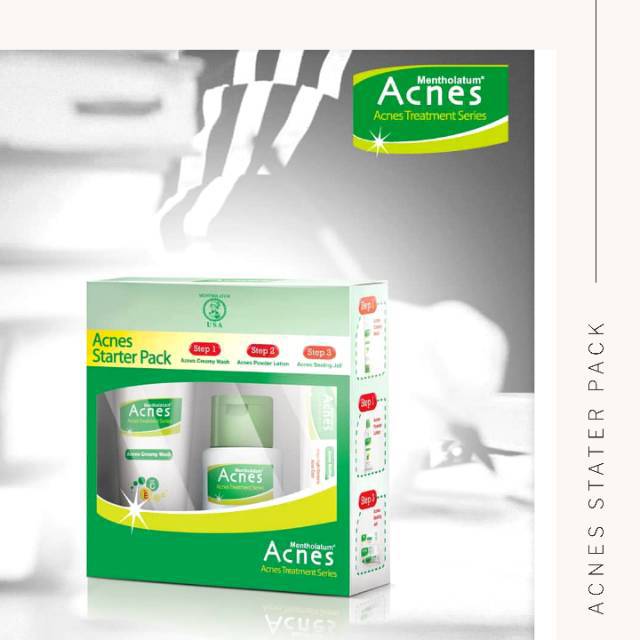 ACNES STATER PACK - Paket Perawatan Wajah Berjerawat