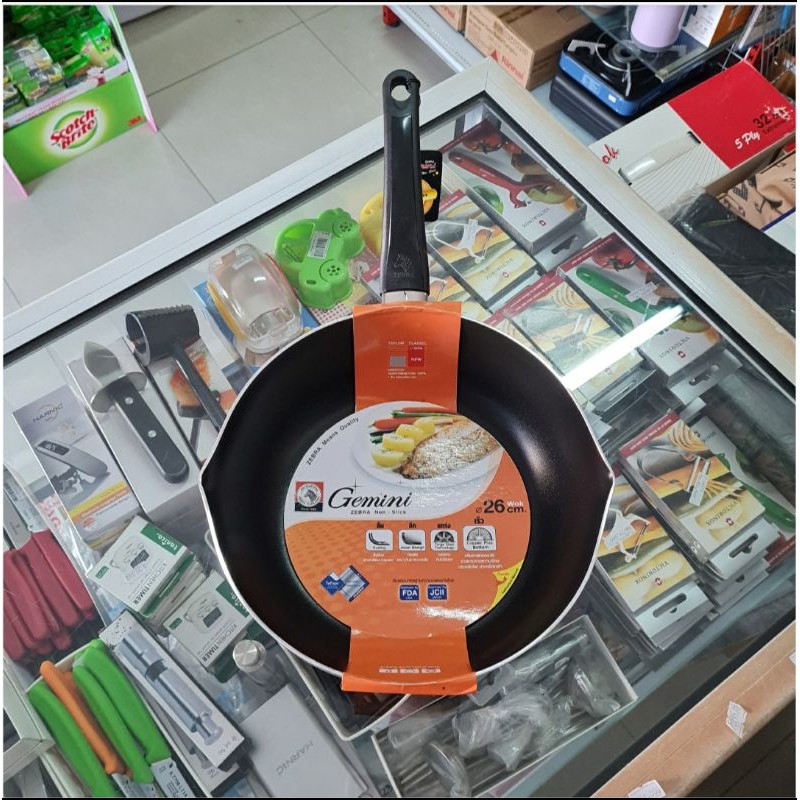 174525 Non Stick Wok Gemini D26cm, Wajan Zebra Thailand