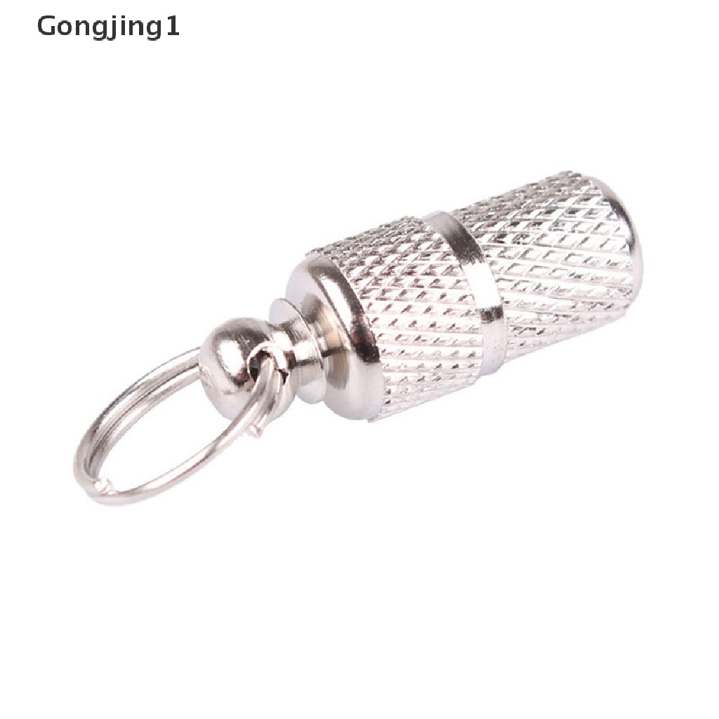 Gongjing1 Tabung LABEL Identitas Alamat Bahan METAL Untuk Kalung Anjing / Kucing