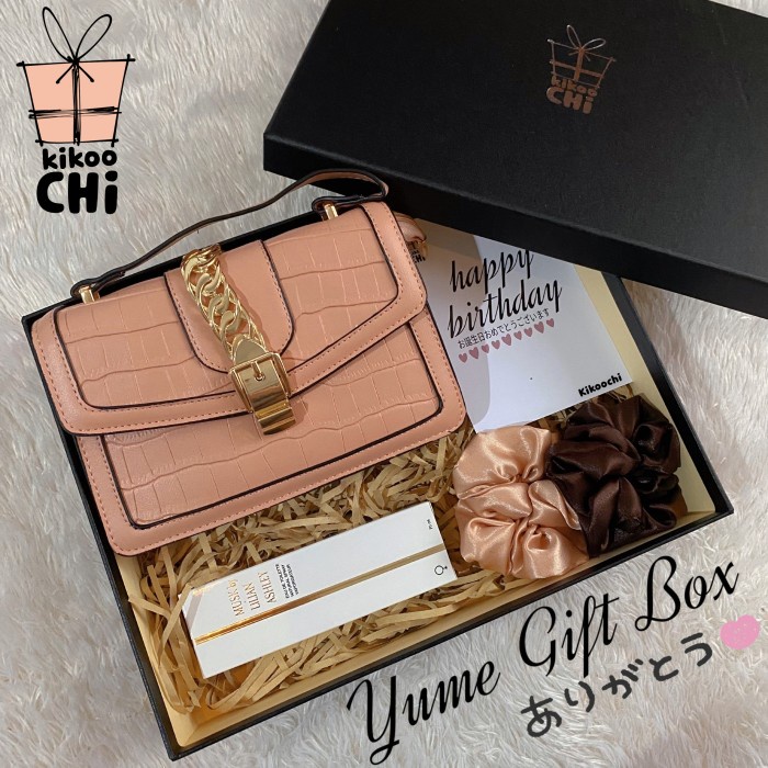 

Yume Gift Box - Hadiah Kado Ulang Tahun Istri Wanita Pacar - peach