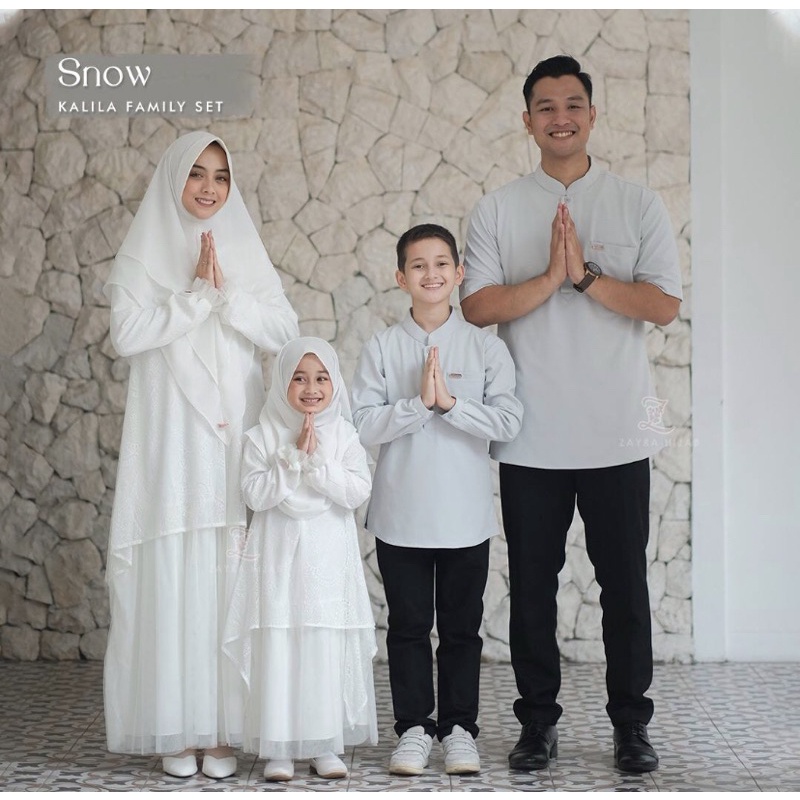 KALILA FAMILY SET BY ZAYRAHIJAB (KOKO DEWASA & KOKO ANAK)