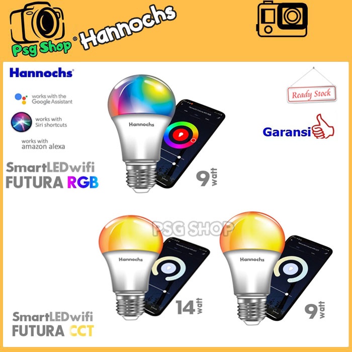 Hannochs Lampu Smart LED Futura - Lampu Bohlam Smart