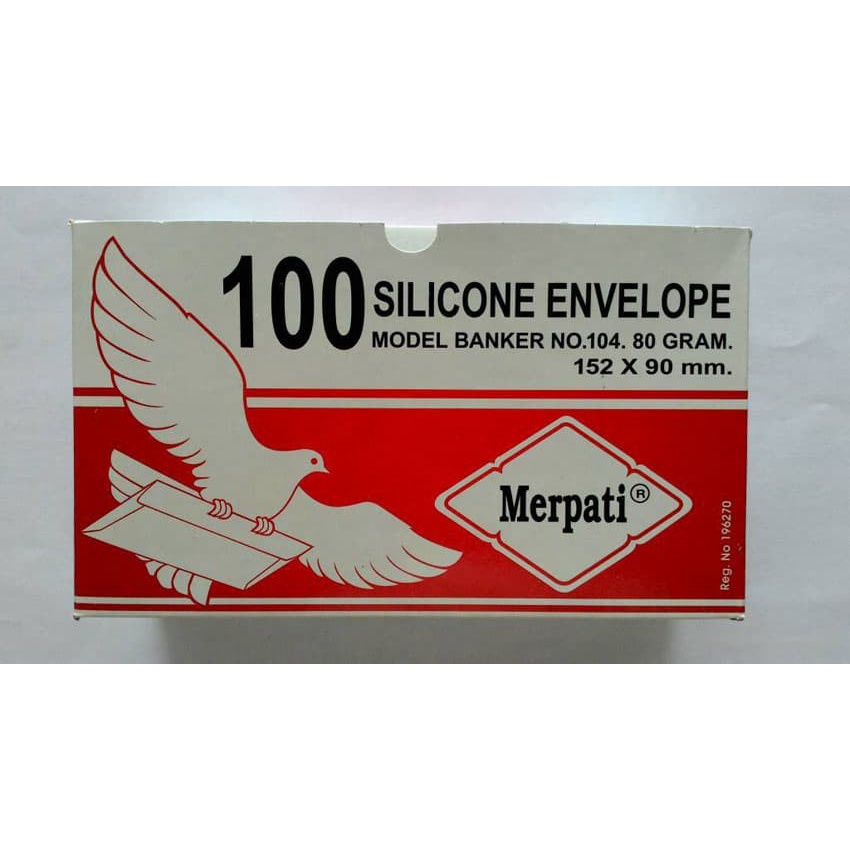 

AMPLOP MERPATI 104 TANGGUNG SILICON