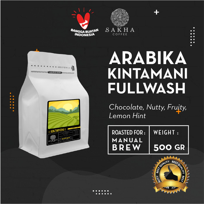 

Biji Kopi Arabika Bali Kintamani For Manual Brew 500 Gr - SAKHA COFFEE - MKIN500