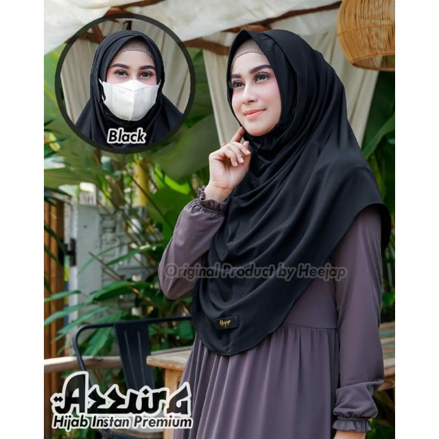 HIJAB EARLOOP BERGO lNSTAN AZZURA || BY HEEJAP