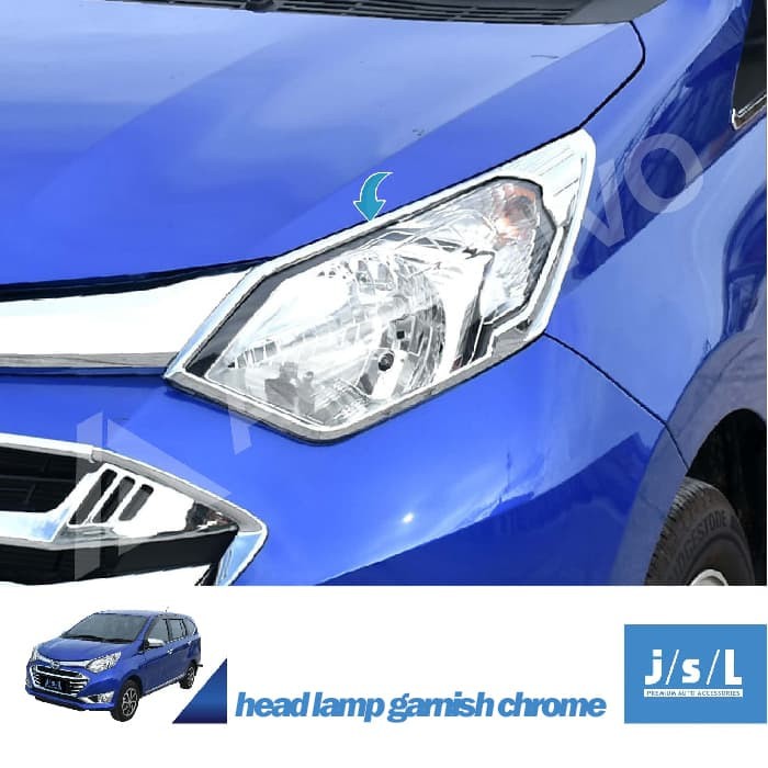 Garnish JSL Lampu Depan BelakangToyota Calya &amp; Daihatsu Sigra