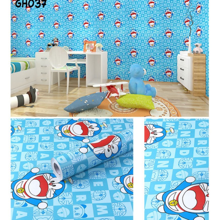 Wallpaper dinding 3d kamar tidur / Wallpaper dinding kamar tidur anak wallstiker Karakter Lucu Ukuran 45Cmx5M / 10M Termurah-GH037-5M