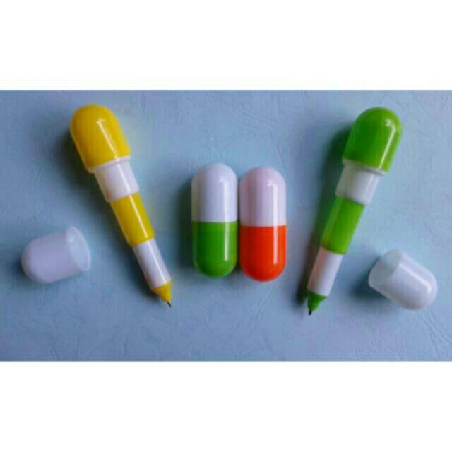 

Souvenir pulpen kapsul kemasan plastik