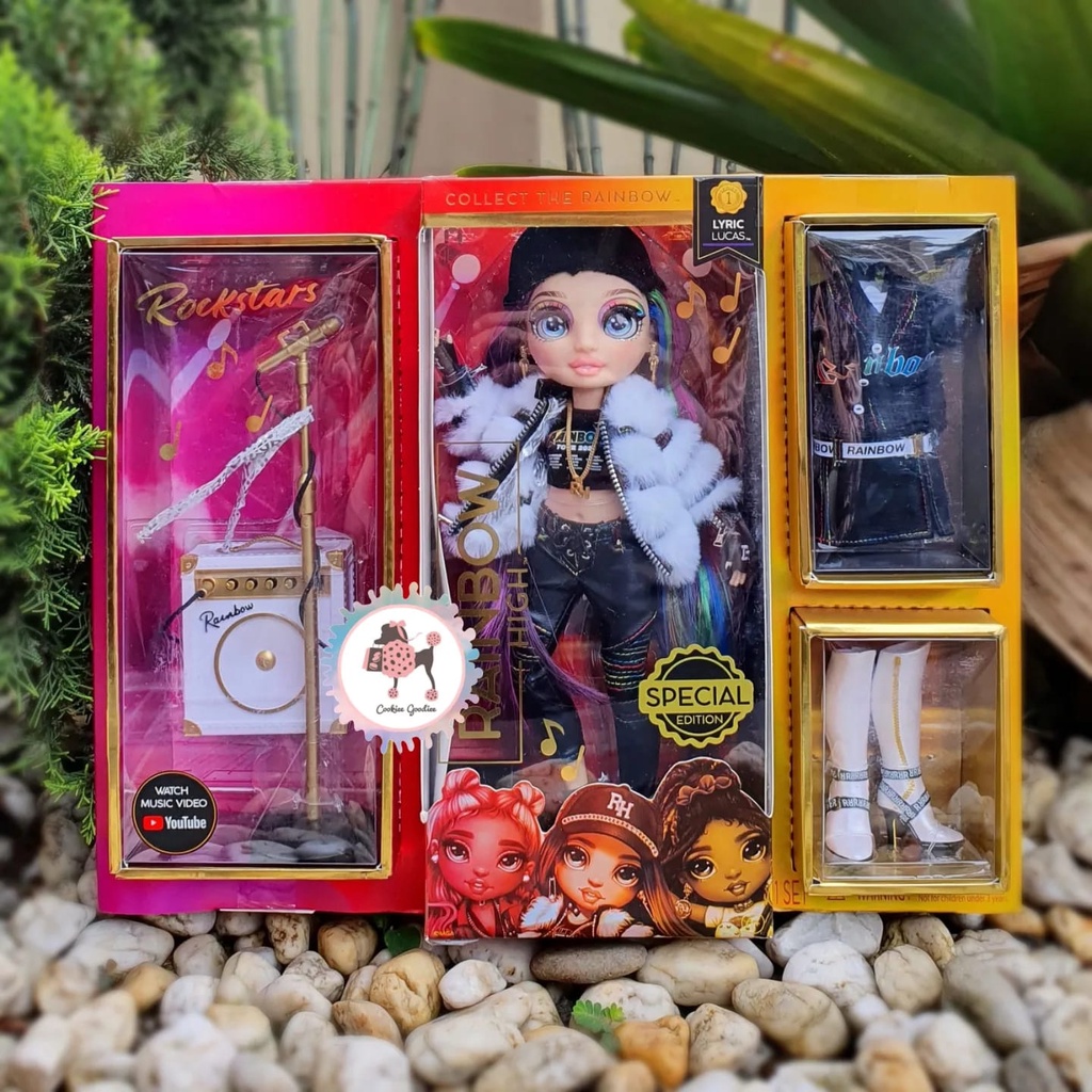 Rainbow High Rockstar Fashion Doll - Lyric Lucas