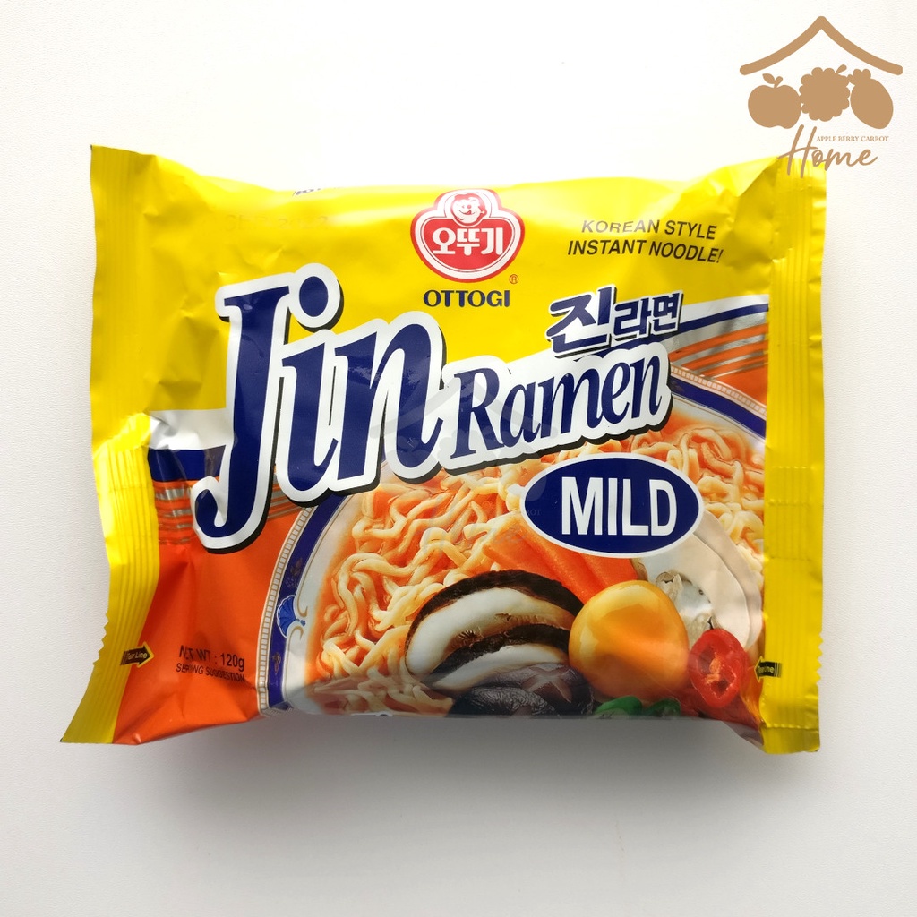 

Ottogi Jin Ramen MILD 120g mi instan Korea 120 gr Jinramen mie korean