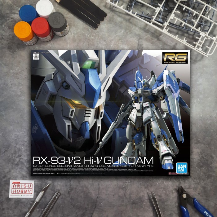 RG RX-93-v2 Hi-v Gundam Hi Nu Gundam 1/144 Bandai