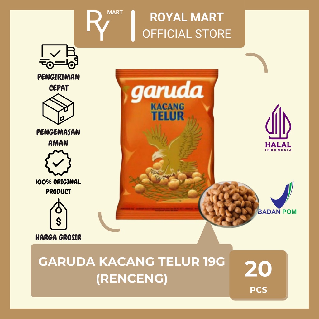 

Garuda Kacang Telur 20gr x20's