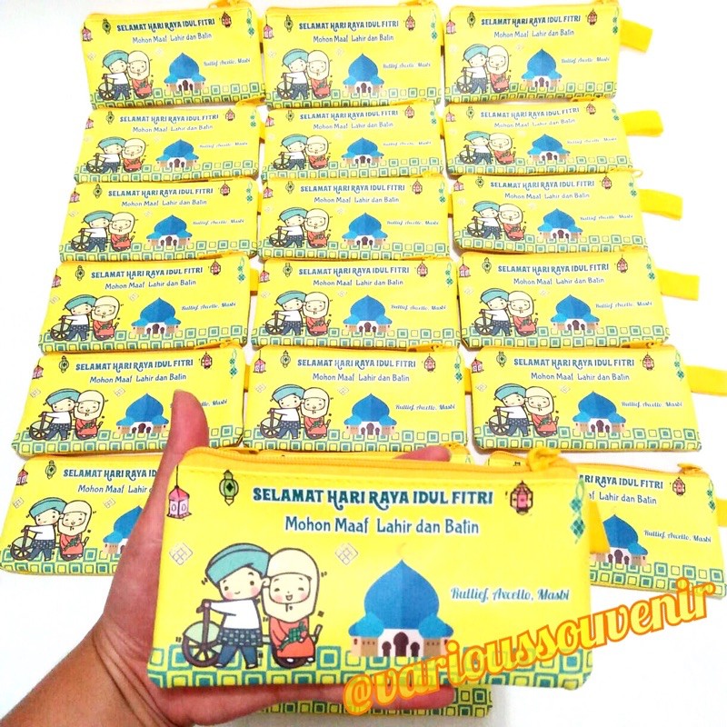 Custom Nama Dompet Panjang Idul Fitri Lebaran