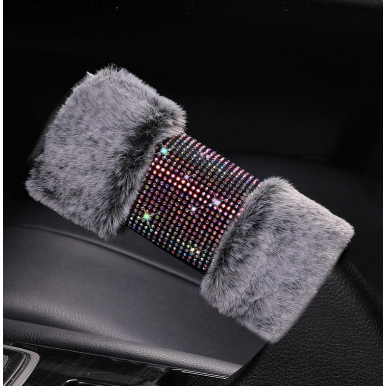 Sarung Cover Handbrake Gigi Gear Safetybelt Seatbeat DAD FULL BLING BLING FEATHER Series