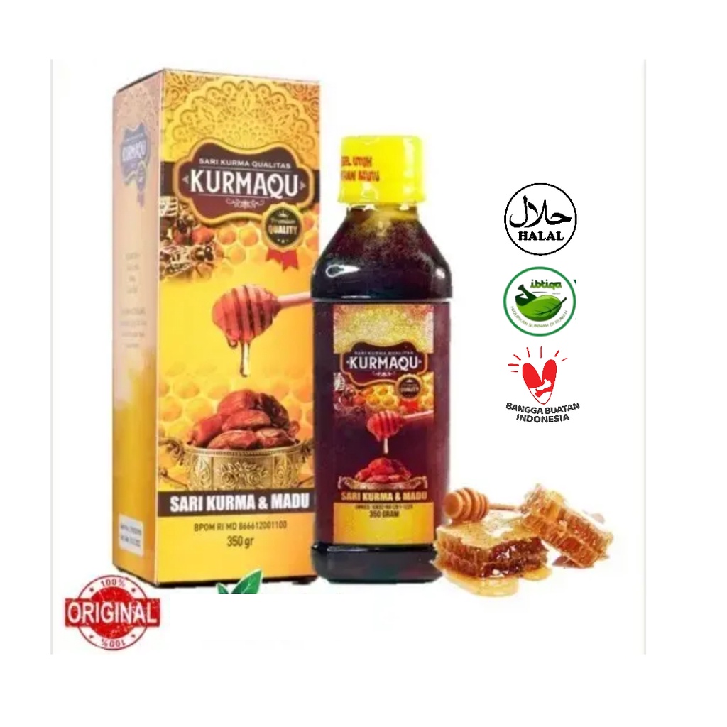 

KURMAQU - SARI KURMA & MADU PREMIUM BPOM 350 GRAM 100% ORIGINAL