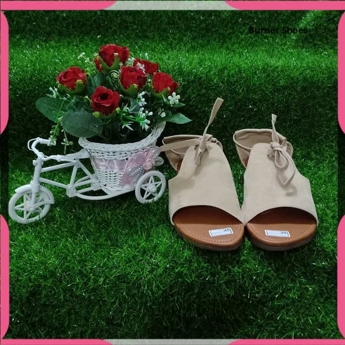 SANDAL WANITA TALI SENDAL TEPLEK PESTA SOL KARET MOCA FLAT SHOES SELOP
