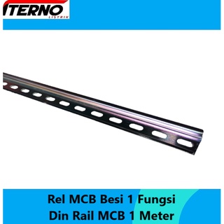 Jual Rel MCB Besi 1 Fungsi 1M Din Rail MCB Besi 1 Meter | Shopee Indonesia