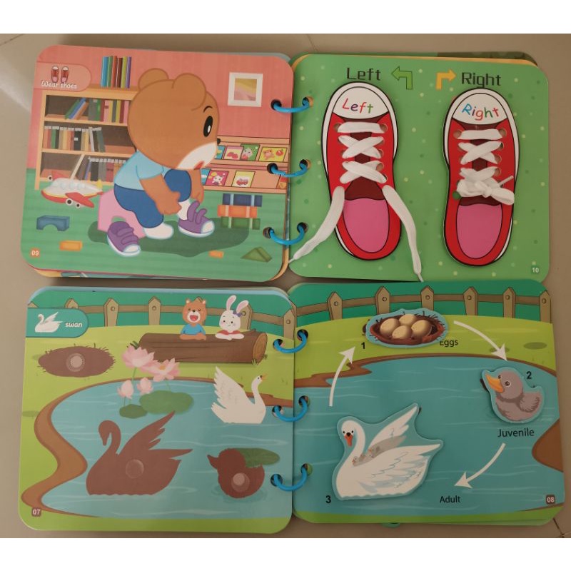 [TERMURAH] The Quiet Book -174 Gambar, Velcro Busy Book. Mainan Edukasi / Buku Edukasi dengan Velcro, Early Education, buku pre-school anak