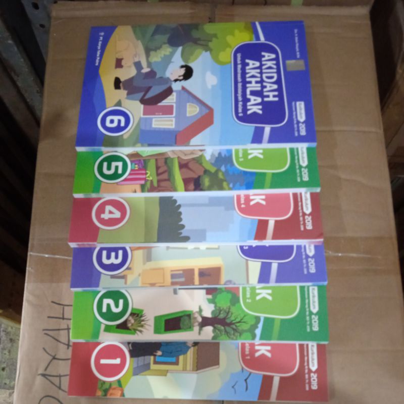 Buku Aqidah Akhlak MI Kelas 1,2,3,4,5,6 Kurikulum 2019(Toha Putra)