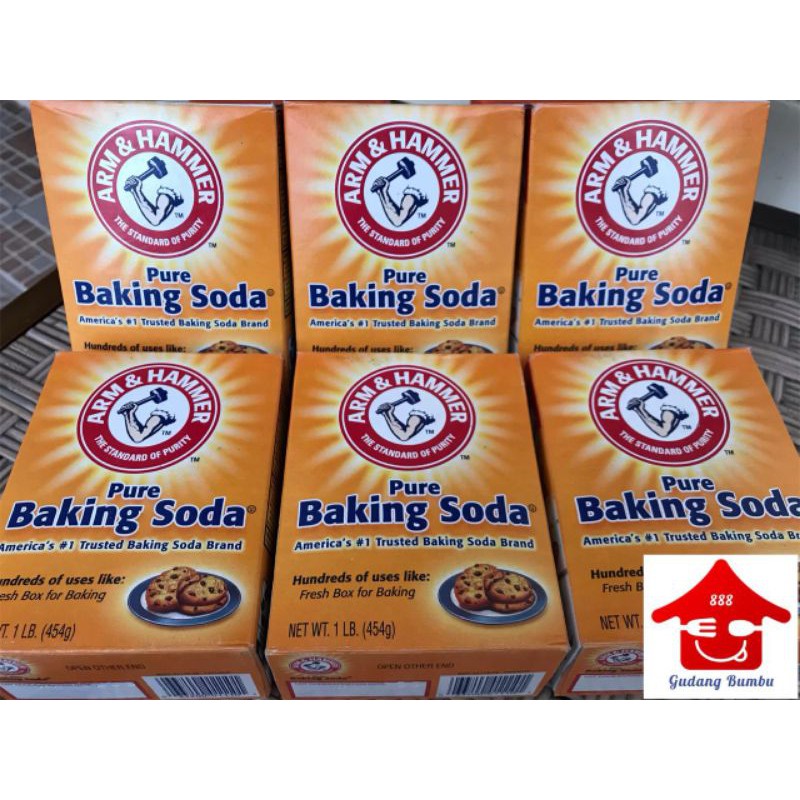 

baking soda arm & hammer 454gram pengembang bahan kue soda kue halal original