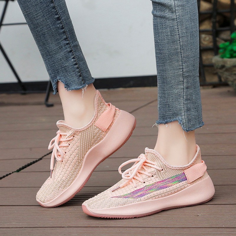 Sepatu lari wanita yang ringan bernapas sepatu olahraga Sepatu lari wanita yang ringan bernapas sepatu olahraga
