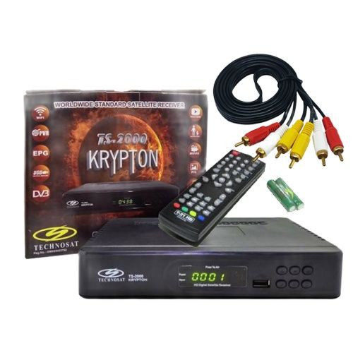 Baru Receiver Parabola Tanaka T-21 HD Krypton Technosat Receiver Satel ORIGINAL NEW