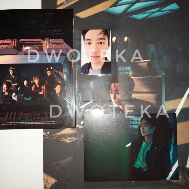 ALBUM EXO DFTF PB 2 UNSEALED FULLSET PC D.O POSTCARD XIUMIN