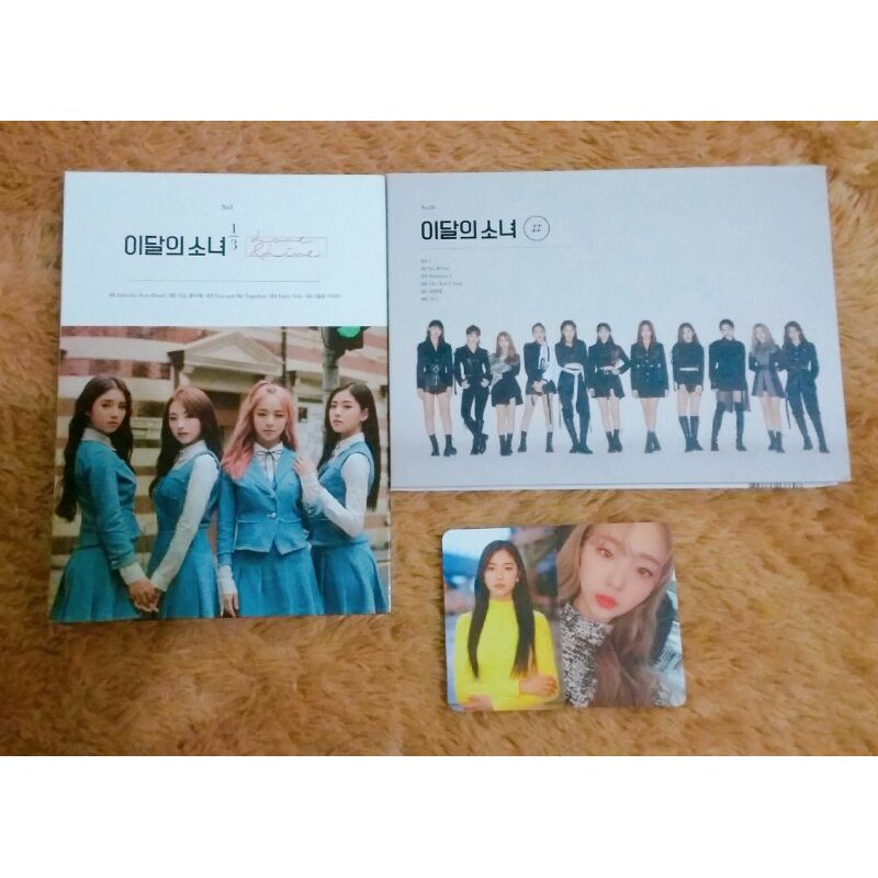 loona unit & group album ㅡ love & live, # B ver (hyunjin, yeojin)