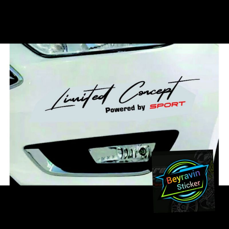 STICKER LIMITED CONCEPT POWERED BY SPORT MOBIL MOTOR CUTTING